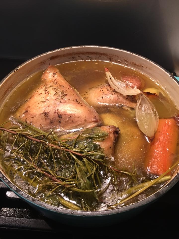 healing chicken broth